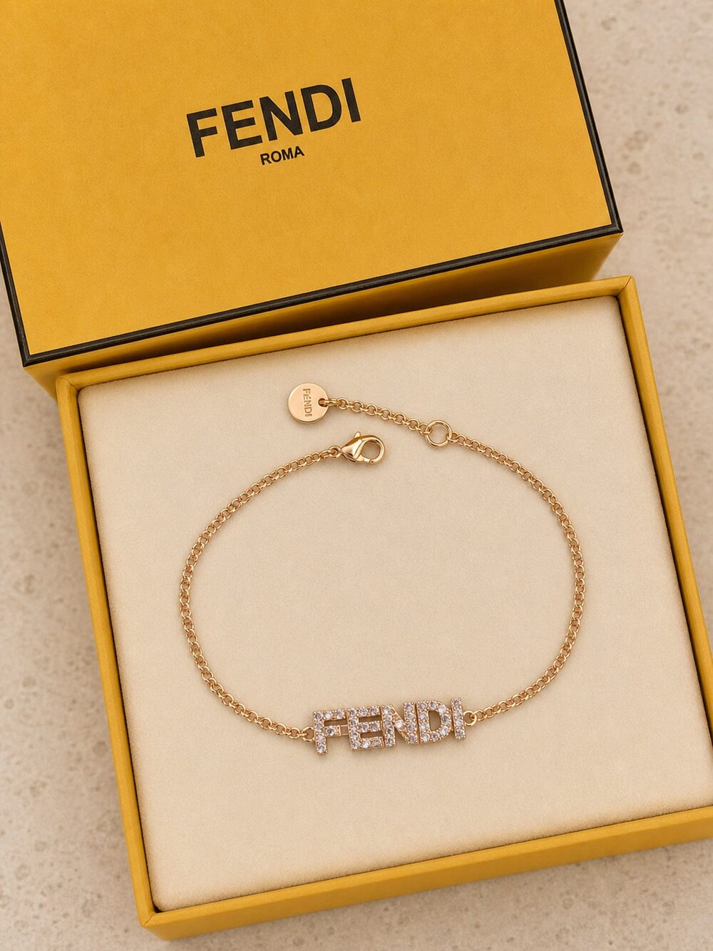 Fendi Modern Designer Bracelet Style 7 | New with Box - Picture 3 of 9